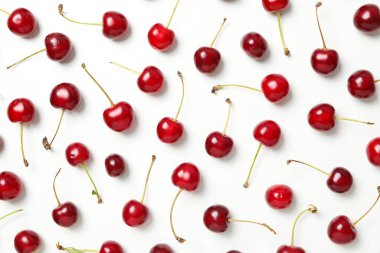 Taze yaz yemeği kavramı - lezzetli kiraz