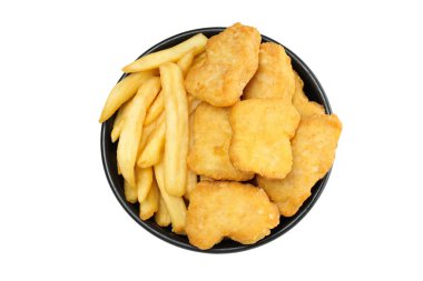 PNG, fast food kavramı - külçeler, beyaz arka planda izole edilmiş