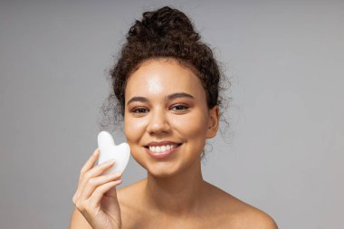 Güzellik konsepti, cilt ve yüz bakımı konsepti.