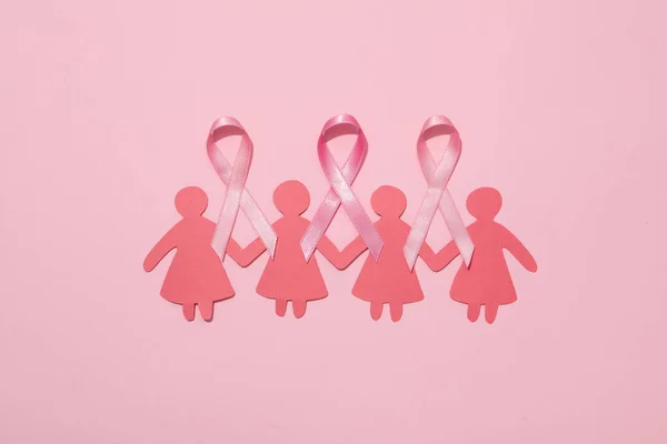 Всесвітній День Раку Концепція Жіночого Раку — стокове фото