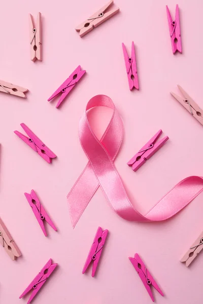 Dia Mundial Câncer Conceito Câncer Feminino — Fotografia de Stock