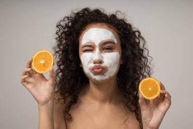 Güzellik konsepti, cilt ve yüz bakımı konsepti.