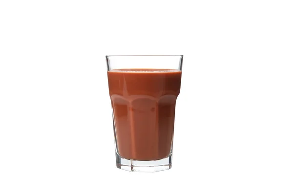 Png Choklad Milkshake Isolerad Vit Bakgrund — Stockfoto