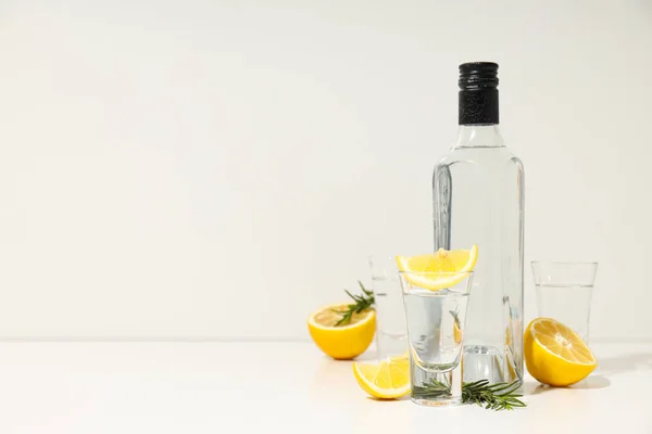 Konzept Des Starken Alkoholischen Getränks Wodka Getränk — Stockfoto