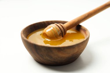 Lezzetli ve tatlı yemek kavramı - fındıklı bal