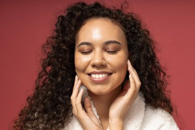 Güzellik konsepti, cilt ve yüz bakımı konsepti.