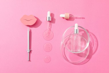 Yüz ve cilt bakımı kavramı Hyaluronic asitle