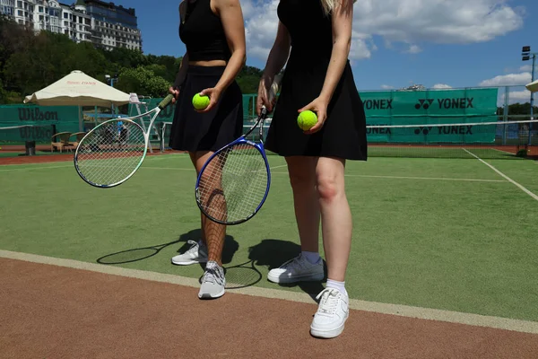 Odessa Ucrania Concepto Deporte Estilo Vida Deportivo Tenis — Foto de Stock