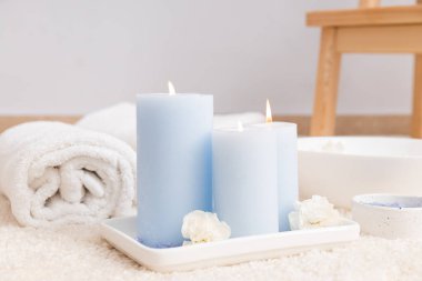 Spa kavramı, rahatla ve spa aksesuarlarıyla kendine dikkat et.