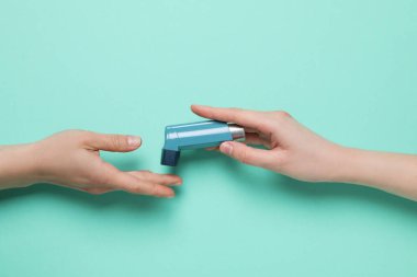 Farklı hastalıklar kavramı - astım, akciğer hastalığı