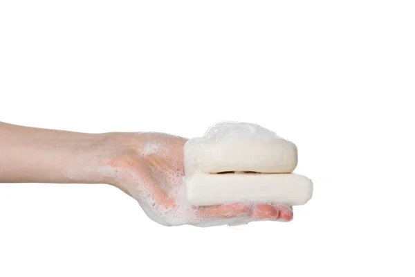 Png Conceito Produtos Higiene Sabão Isolado Sobre Fundo Branco — Fotografia de Stock