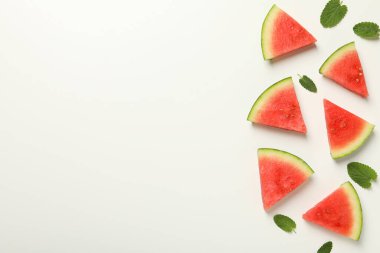 Taze ve sulu yiyecek kavramı - karpuz