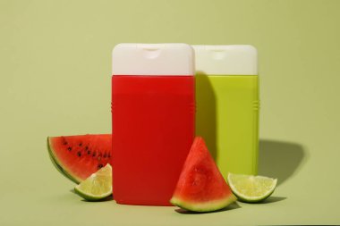 Kozmetik ve güzellik prosedürleri kavramı, karpuz kozmetik