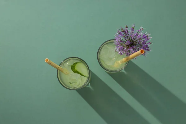 Concepto Bebida Fresca Verano Cóctel Salmuera —  Fotos de Stock
