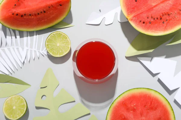Concept Van Vers Sappig Voedsel Watermeloen — Stockfoto