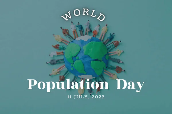 Weltbevölkerungstag Juli Bild Zum Weltbevölkerungstag — Stockfoto