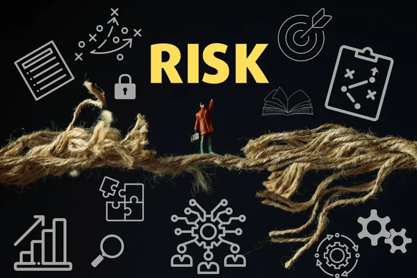 Risk Kavramı Hayatta Risk — Stok fotoğraf
