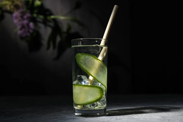 Concept Fresh Summer Drink Brine Cocktail — Stock Photo, Image