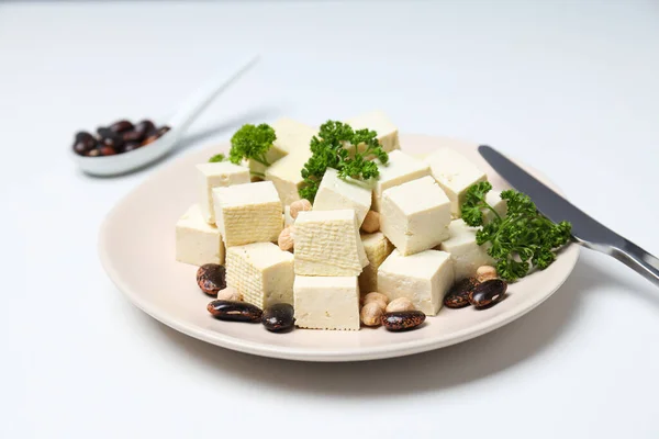 Componente Tradicional Cozinha Asiática Tofu Coalhada Feijão — Fotografia de Stock