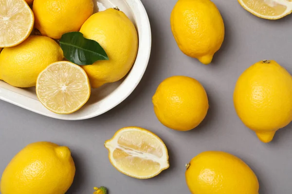 Concept Agrumes Savoureux Délicieux Citron — Photo
