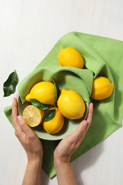 Concepto Sabrosos Cítricos Delicioso Limón — Foto de Stock