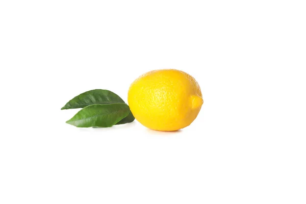 Png Zitrusfrüchte Köstliche Zitrone Isoliert Auf Weißem Hintergrund — Stockfoto