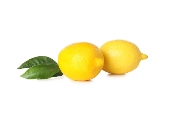 Png 柑橘类水果 柠檬味道鲜美 背景为白色 — 图库照片