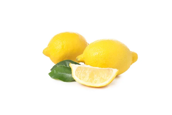 Png Citrusové Plody Lahodný Citron Izolovaný Bílém Pozadí — Stock fotografie