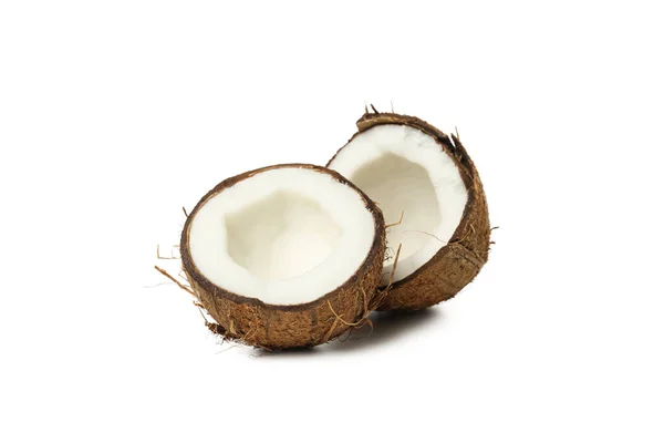 Png Kokosnoot Geïsoleerd Witte Achtergrond Zomerconcept — Stockfoto
