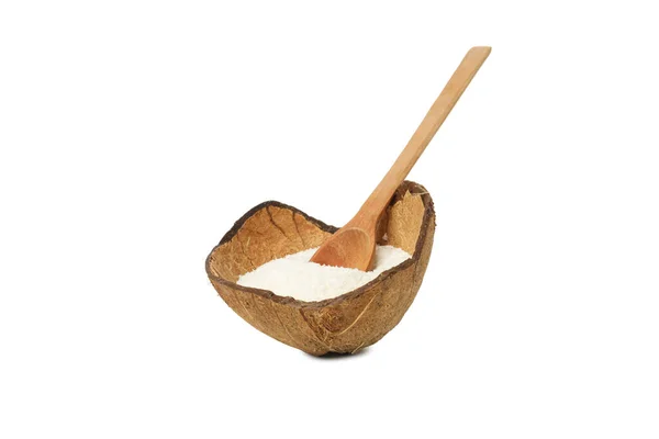 Png Coconut Powder Isolated White Background — Stock Photo, Image