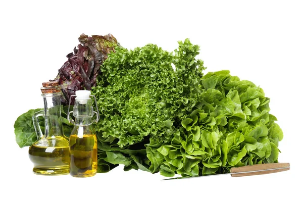 Png Fresh Summer Food Lettuce Isolated White Background — Stock Photo, Image