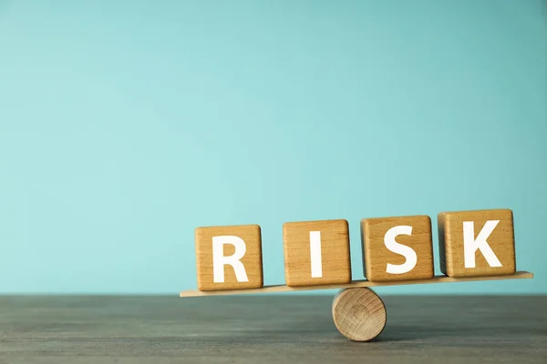 Konzept Risiko Beseitigung Des Risikos Risikoabsicherung — Stockfoto