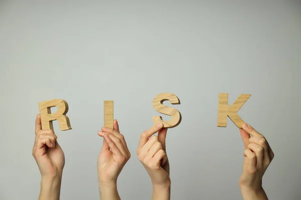Koncepce Rizika Eliminace Rizika Ochrana Rizik — Stock fotografie