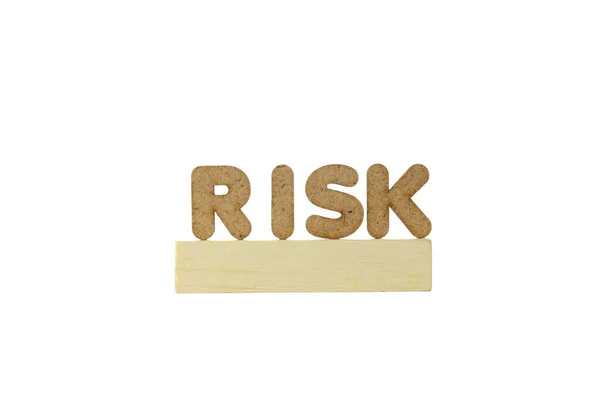Png Risk Kavramı Beyaz Arkaplanda Izole — Stok fotoğraf
