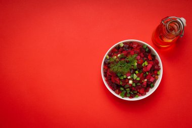 Lezzetli yemekler, soğuk yemekler, salata.