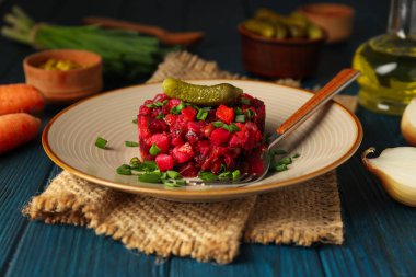 Lezzetli yemekler, soğuk yemekler, salata.