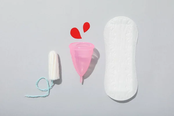 Meios Higiene Durante Ciclo Mensal Feminino — Fotografia de Stock