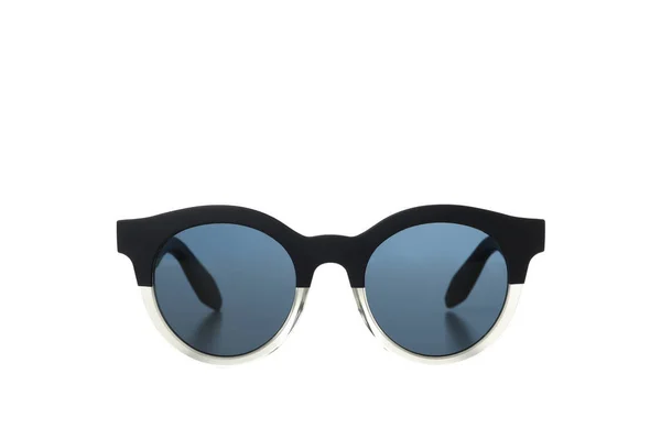 Png Czarne Okulary Przeciwsłoneczne Izolowane Białym Tle — Zdjęcie stockowe