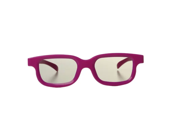 Png Pink Transparent Glasses Isolated White Background — Stock Photo, Image