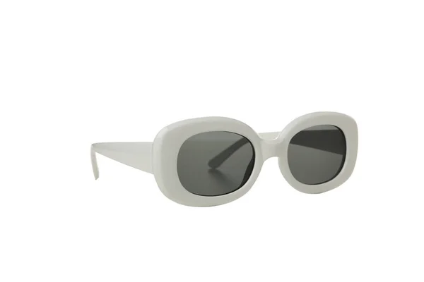 Png Białe Okulary Przeciwsłoneczne Izolowane Białym Tle — Zdjęcie stockowe