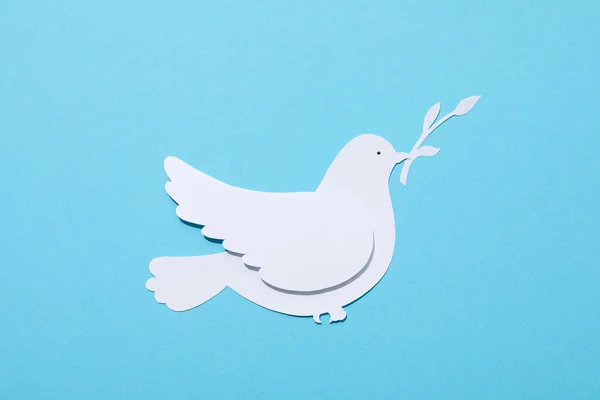 Międzynarodowy Dzień Pokoju Lub Światowy Dzień Pokoju Symbol Pokoju Gołąb — Zdjęcie stockowe