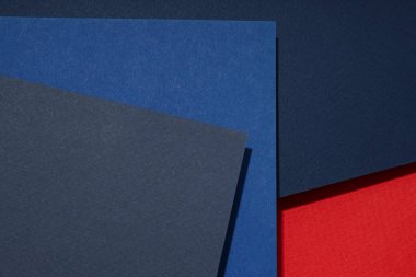 Model, soyutlama, renkli kağıt, üst görünüm