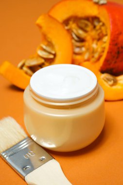 Cilt bakımı ve yüz bakımı - balkabağı kozmetiği