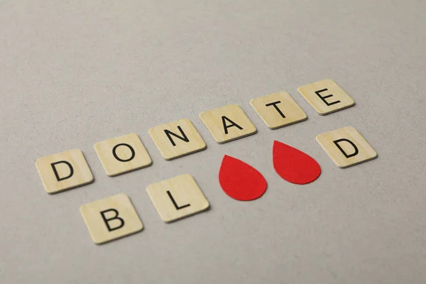 Donasi Darah Konsep Kesadaran Dan Sumbangan — Stok Foto