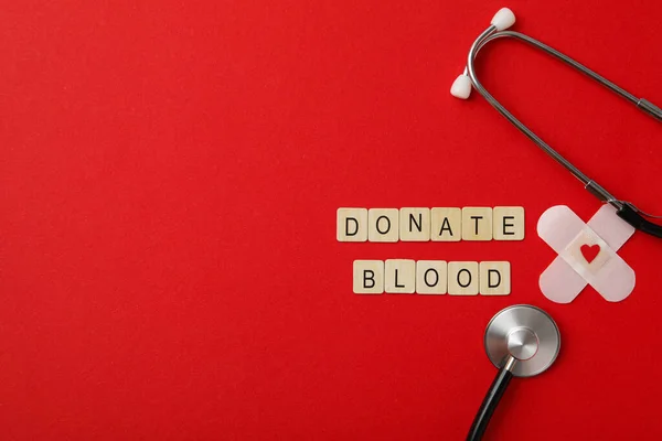 Donación Sangre Concepto Conciencia Donación —  Fotos de Stock