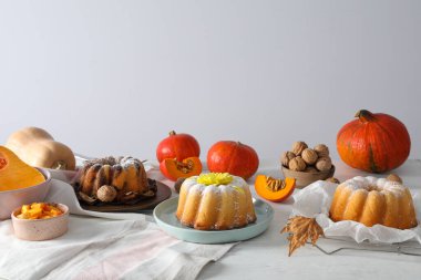 Sonbahar Lezzetli Yemek Konsepti - Balkabağı Pastası