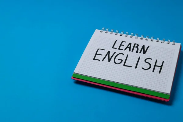 Aprender Inglés Concepto Aprendizaje Idiomas —  Fotos de Stock