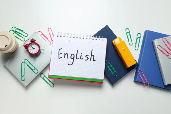 Att Lära Sig Engelska Begreppet Språkinlärning — Stockfoto