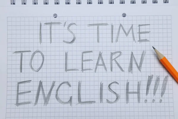 Aprender Língua Inglesa Conceito Língua Aprendizagem — Fotografia de Stock