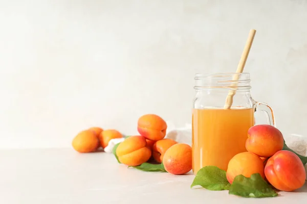 Composition Apricot Concept Tasty Fresh Fruit — Stock Photo, Image
